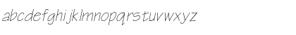 Write Oblique Font