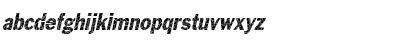 Philadelphia Cracked-Condensed Italic Font