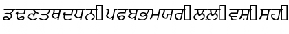 PunjabiAmritsarSSK Italic Font