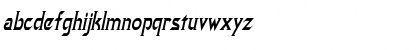 QuasarCondensed Italic Font