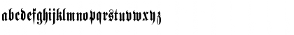 Schmalfette Fraktur Regular Font
