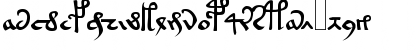 EVA Hand 1 Normal Font