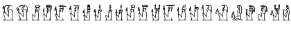 GlyphExtLibF Bold Font