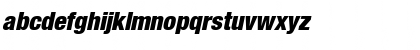 HelveticaNeue LT 97 BlackCn Oblique Font