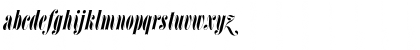 LSC Condensed Italic Font