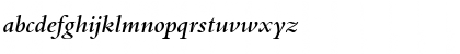 Bembo Semi Bold Italic Font