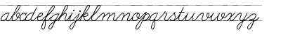 AbcCursiveLined Regular Font