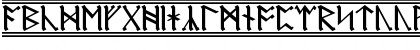 AngloSaxon Runes-2 Regular Font