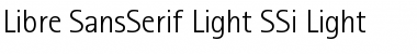 Libre SansSerif Light SSi Light Font