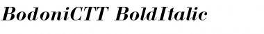 BodoniCTT BoldItalic