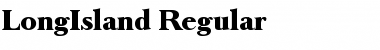 LongIsland Regular Font