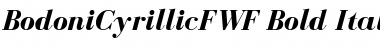 BodoniCyrillicFWF Bold Italic