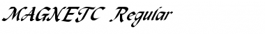 MAGNETC Regular Font