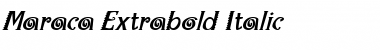 Maraca Extrabold Font