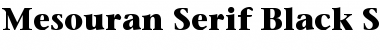 Mesouran Serif Black SSi Font