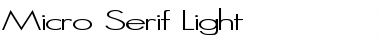 Download Micro Serif Font