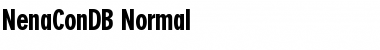 NenaConDB Normal Font