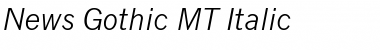 News Gothic MT Italic