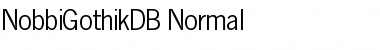 NobbiGothikDB Font