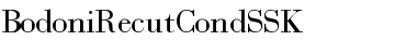 BodoniRecutCondSSK Regular Font