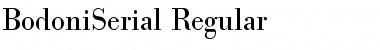 BodoniSerial Regular Font