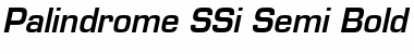 Palindrome SSi Semi Bold Italic