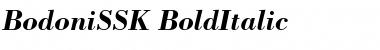 BodoniSSK BoldItalic