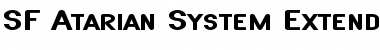 SF Atarian System Extended Bold Font