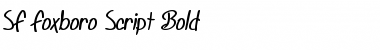 SF Foxboro Script Bold