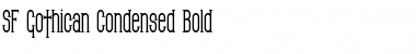 SF Gothican Condensed Bold