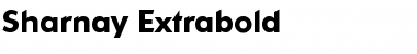 Download Sharnay Extrabold Font