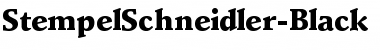 Download StempelSchneidler-Black Font