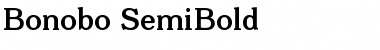 Bonobo SemiBold Regular Font