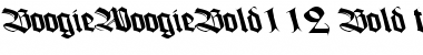 BoogieWoogieBold112 Font