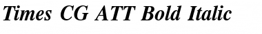 Times CG ATT Bold Italic