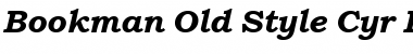 Bookman Old Style Cyr Bold Italic Font
