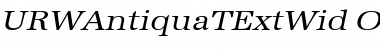 URWAntiquaTExtWid Font