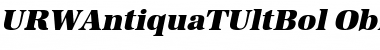 Download URWAntiquaTUltBol Font