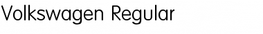 Volkswagen Regular Font