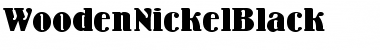 Download WoodenNickelBlack Font