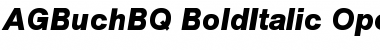 AG Buch BQ Regular Font