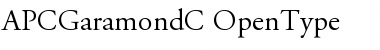APCGaramondC Regular Font