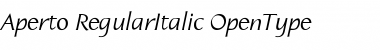 Aperto Regular Italic