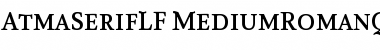 AtmaSerifLF-MediumRomanQC Regular Font