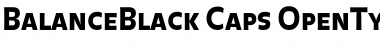 Download BalanceBlack-Caps Font