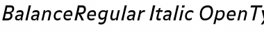 BalanceRegular Font