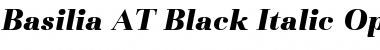 Basilia AT Black Italic Font