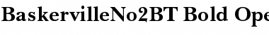 Baskerville No.2 Bold Font