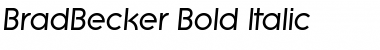 Download BradBecker Font