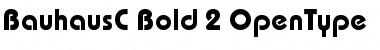 BauhausC Medium Font